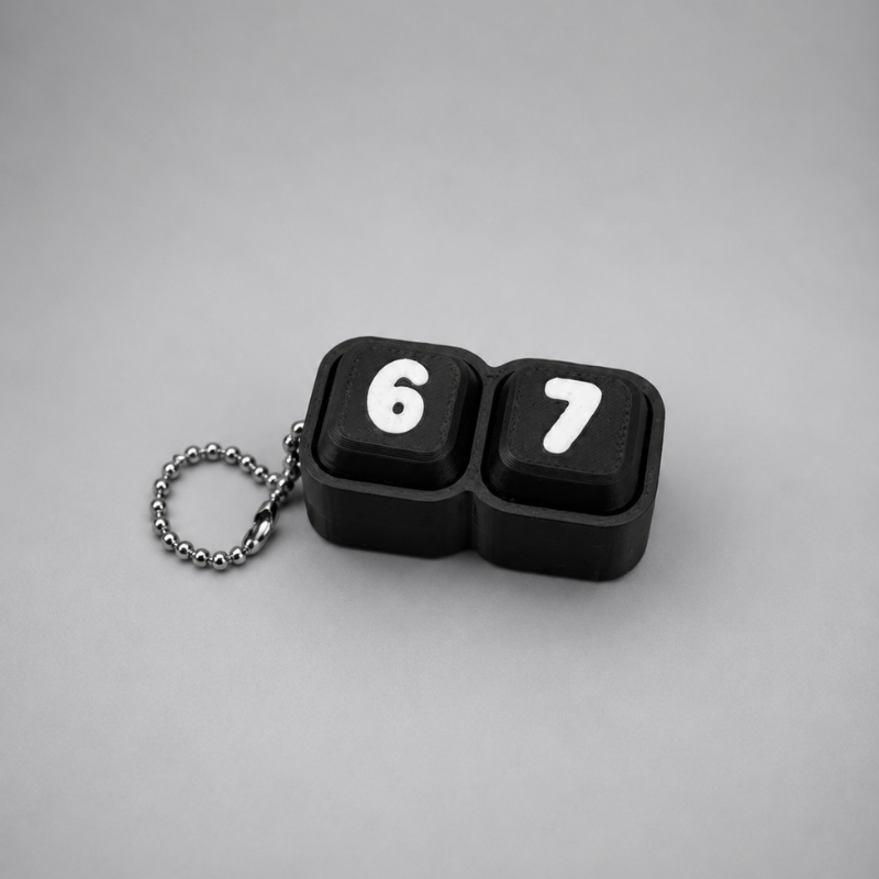 Chaveiro Teclado Mecanico 67 - Six Seven